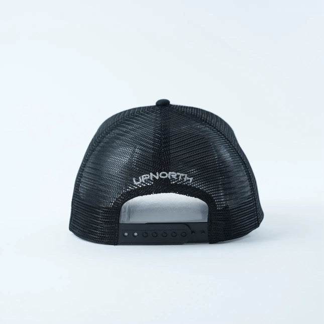 UPNORTH TRUCKER CAP - BLACK & GREY