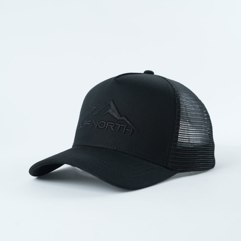 UPNORTH TRUCKER CAP - BLACK