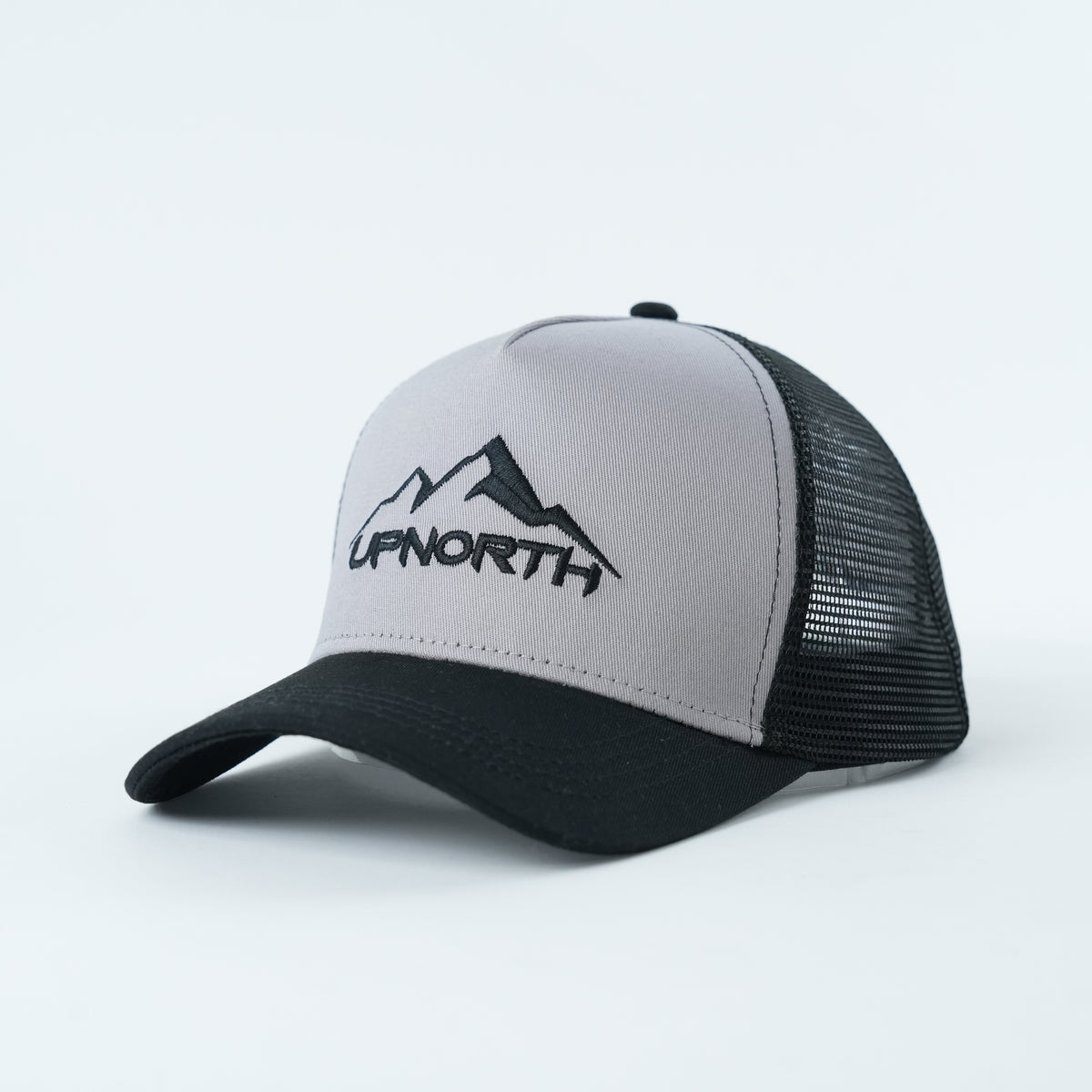 UPNORTH TRUCKER CAP - BLACK & GREY